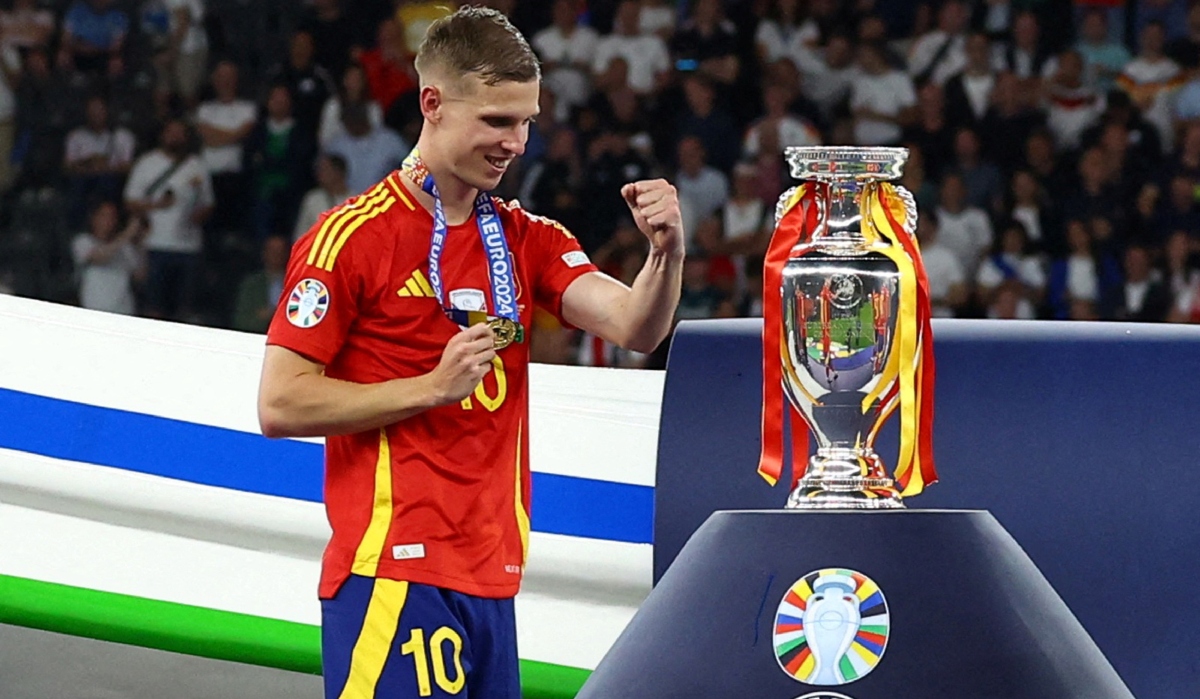 Football signings: Spanish attacking midfielder Dani Olmo, 26, signed for FCB until June 2030